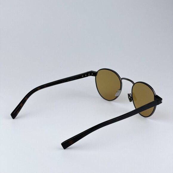 Saint Laurent SL707 003 BRAND NEW Sunglasses Ruthenium Havana Oval Unisex - Picture 6 of 11